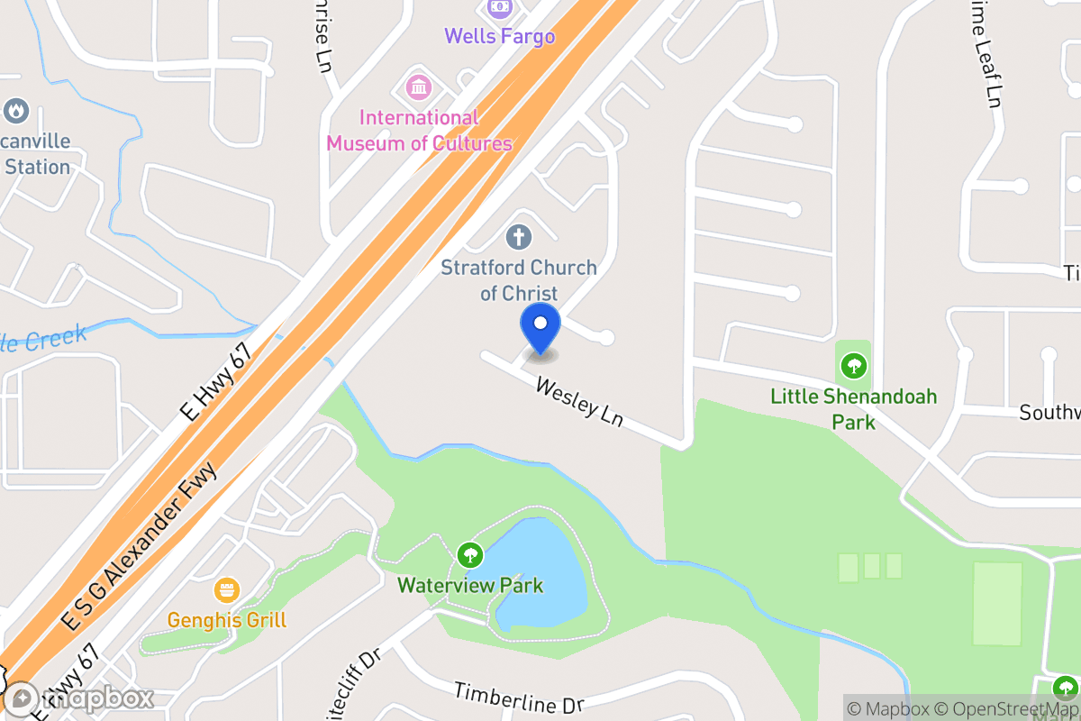 Map of 403 Wesley Ln