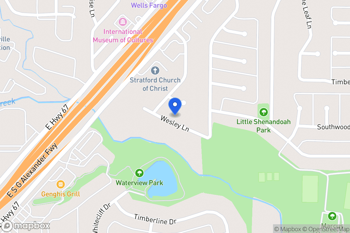Map of 415 Wesley Ln