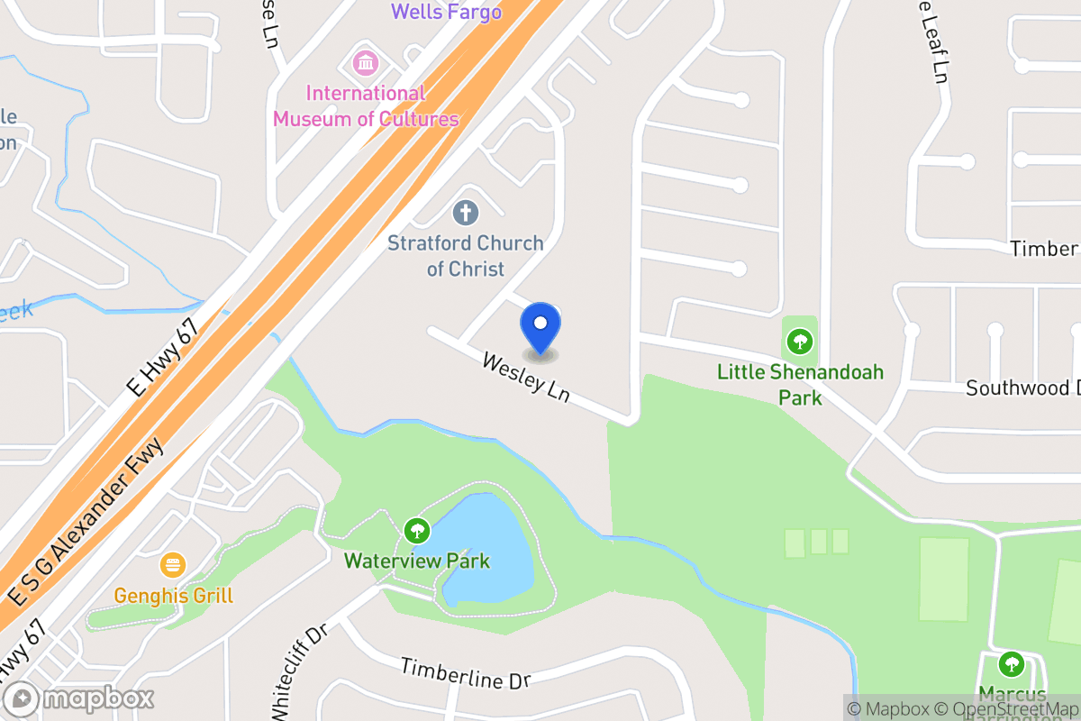 Map of 419 Wesley Ln