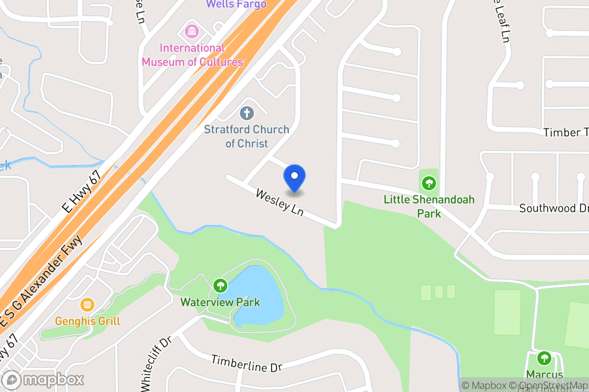 Map of 423 Wesley Ln