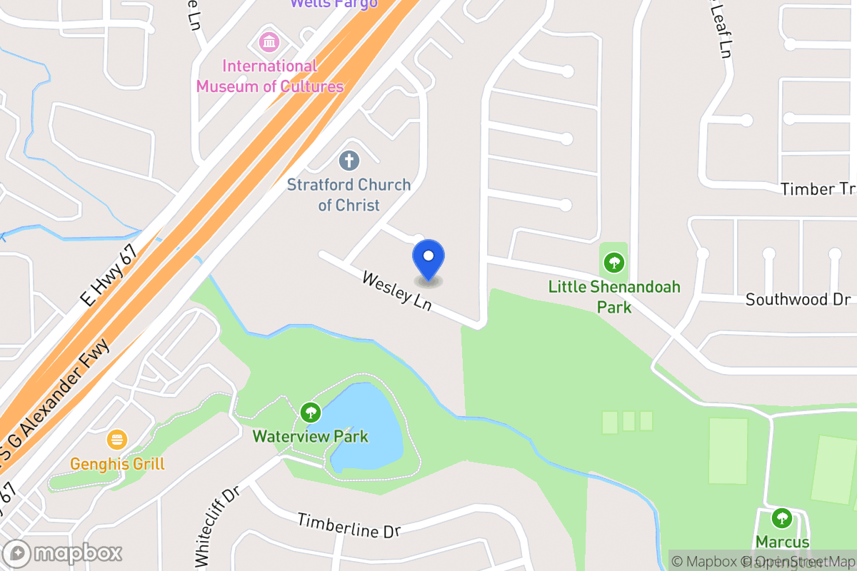 Map of 427 Wesley Ln