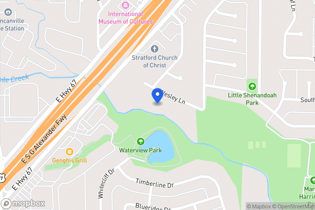 Map of 422 Wesley Ln