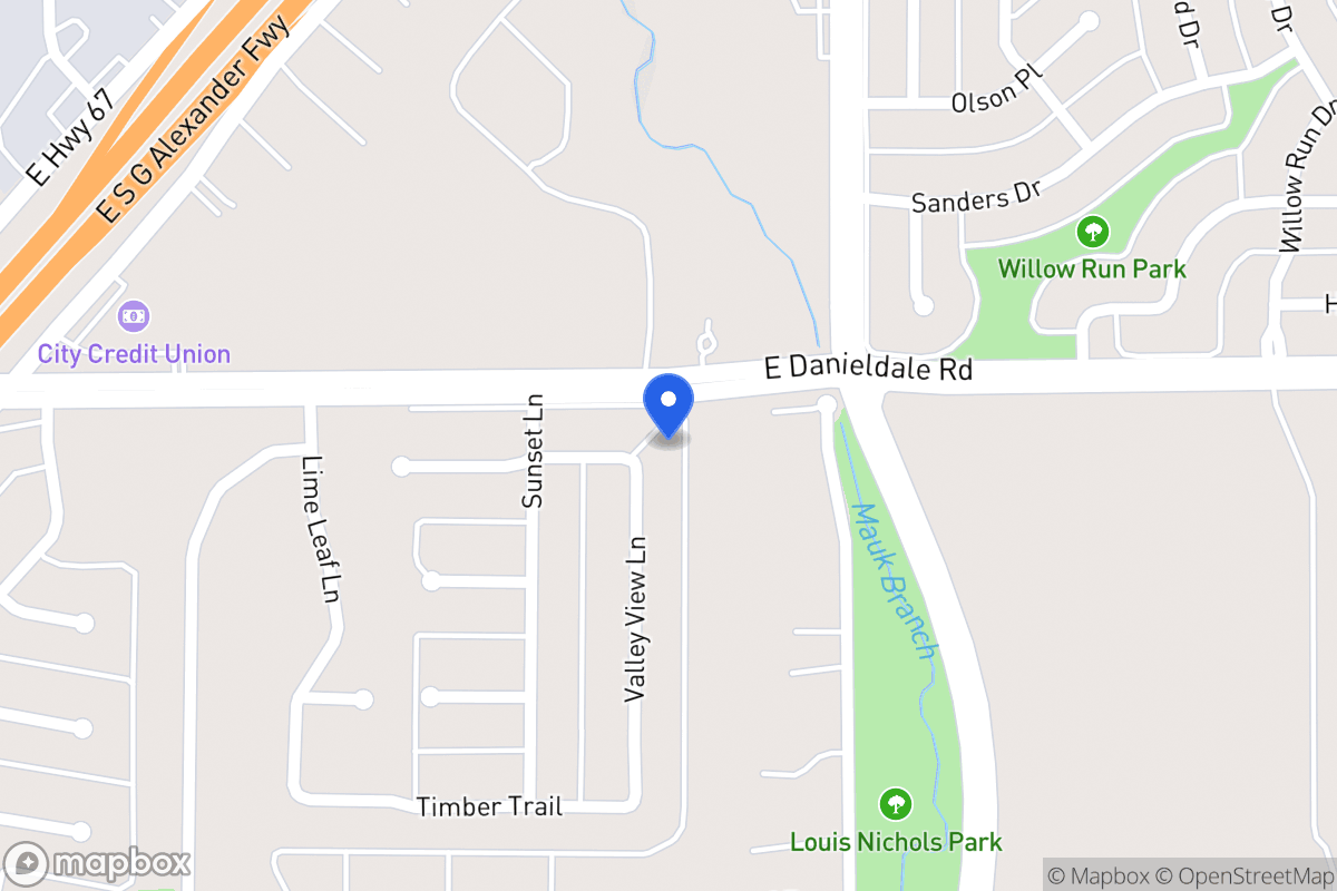 Map of 1502 Valley View