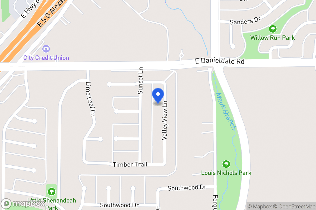Map of 1515 Valley View