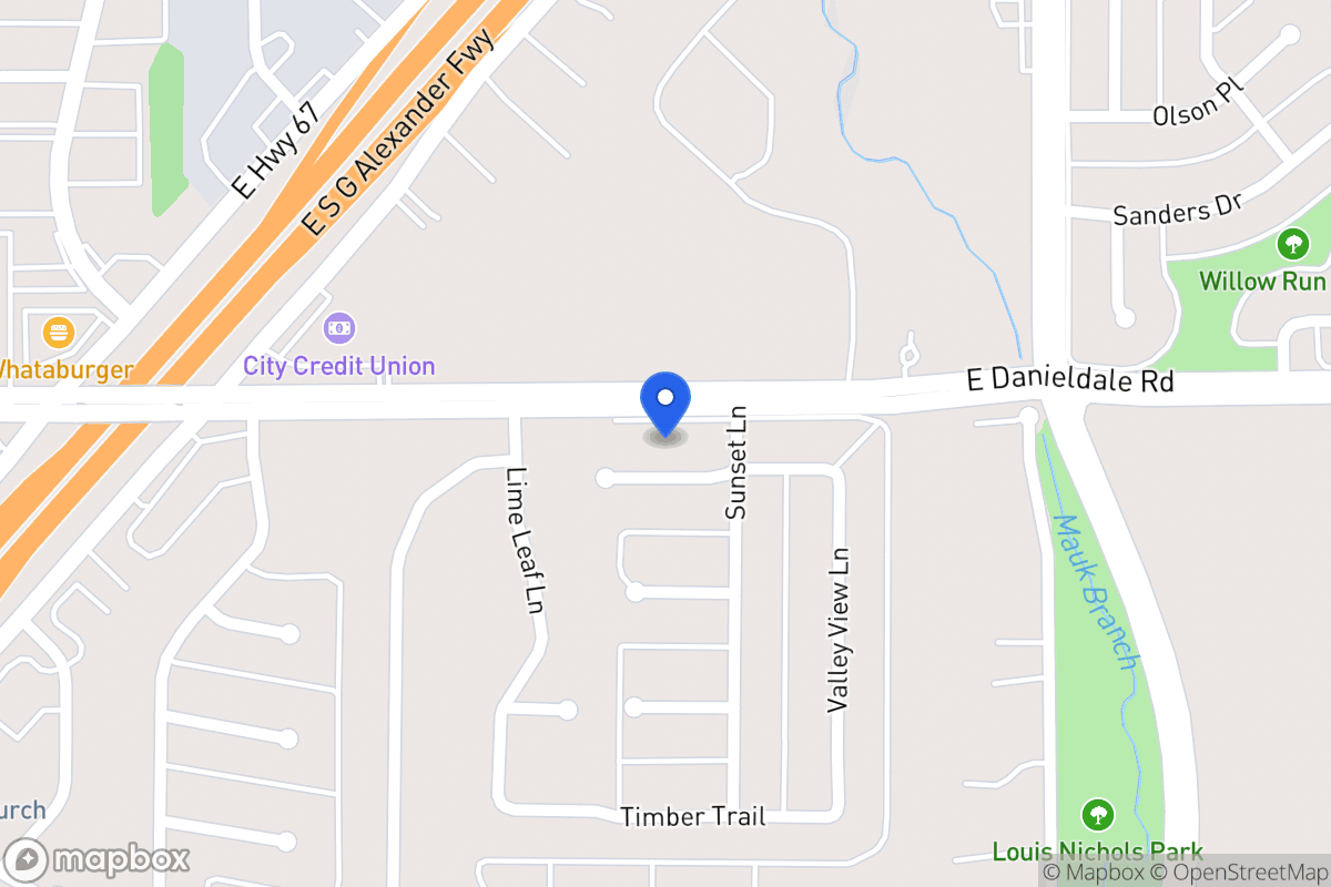 Map of 707 Valley Hill Rd