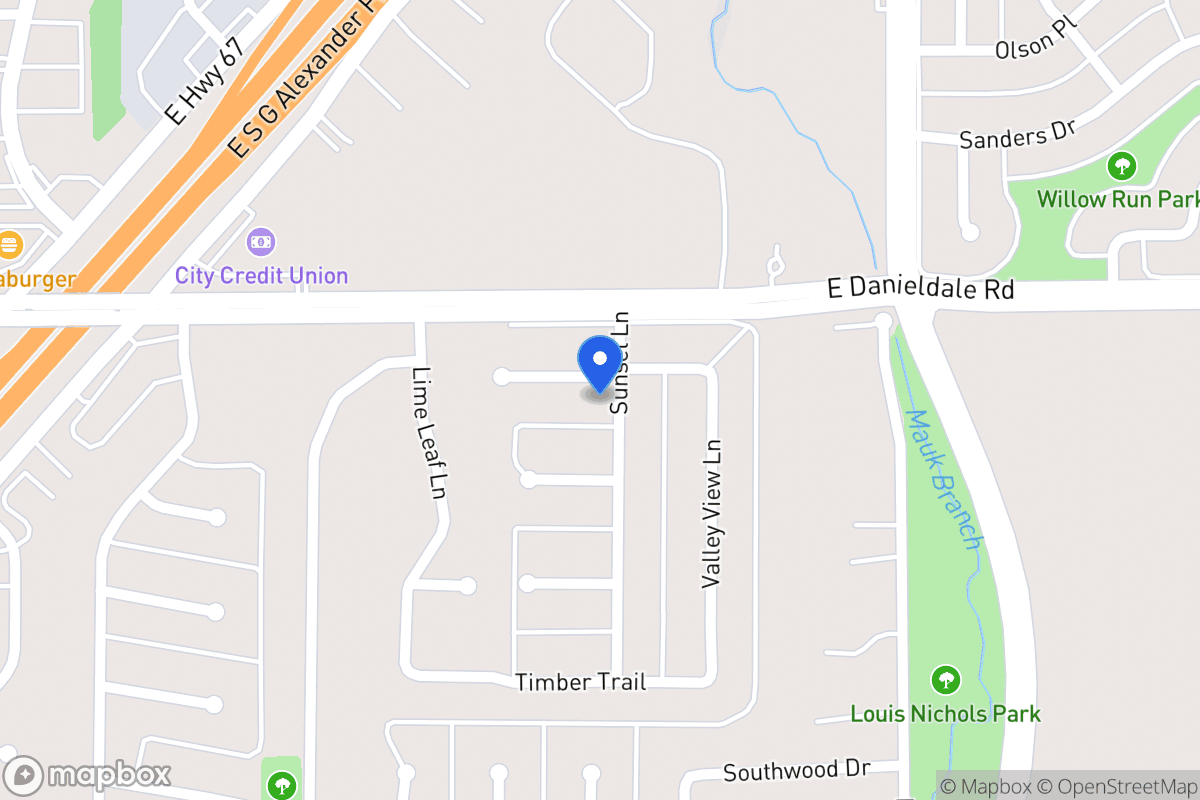 Map of 714 Valley Hill Rd