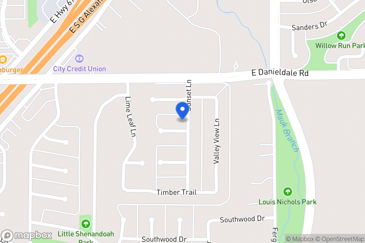 Map of 715 Orchard Ct