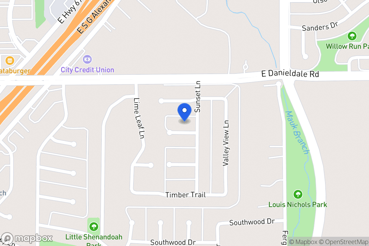 Map of 711 Orchard Ct