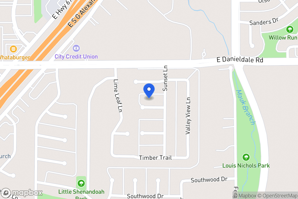 Map of 707 Orchard Ct