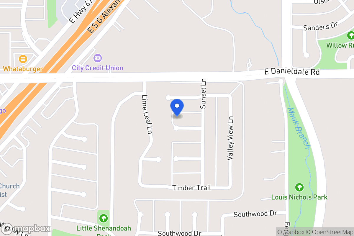 Map of 703 Orchard Ct