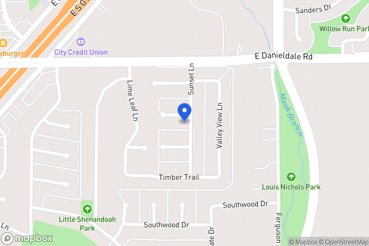 Map of 714 Orchard Ct