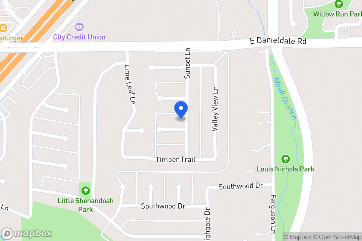 Map of 715 Countryside Ct