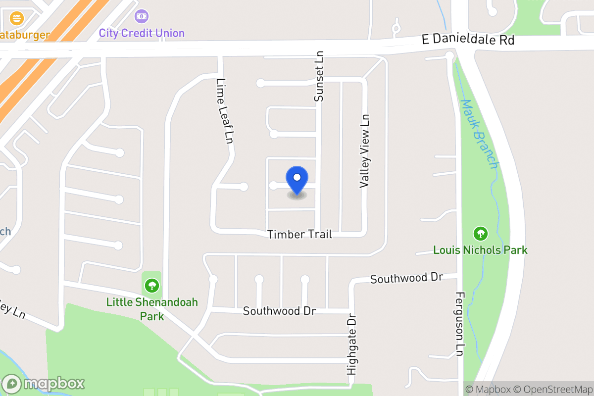 Map of 710 Countryside Ct