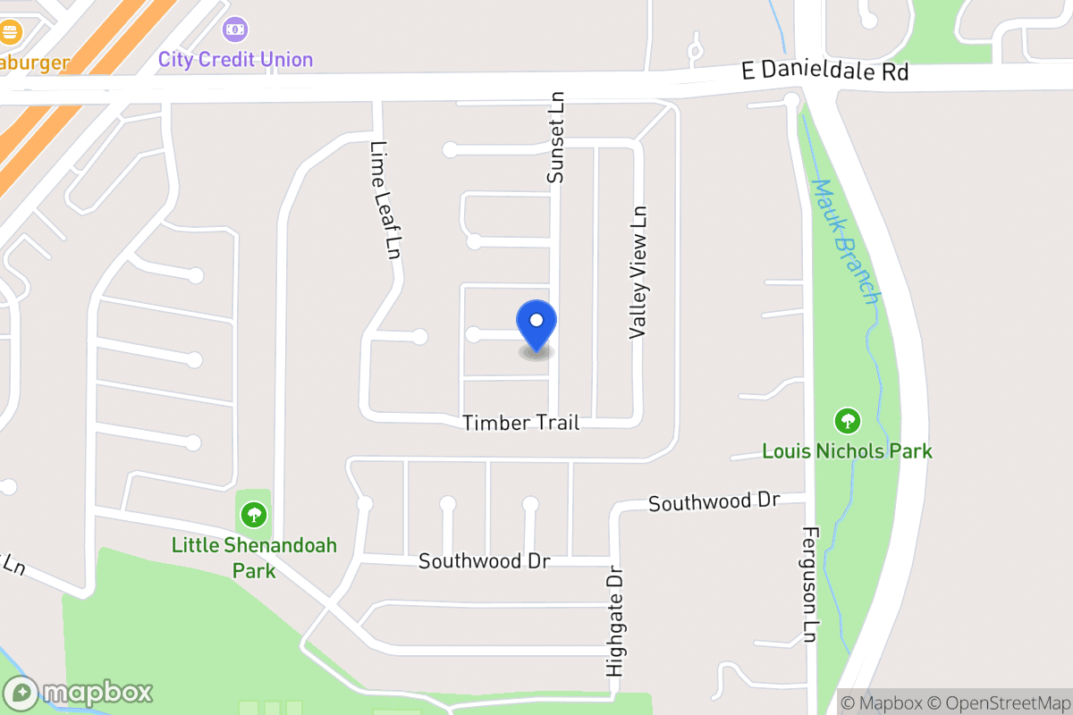 Map of 714 Countryside Ct