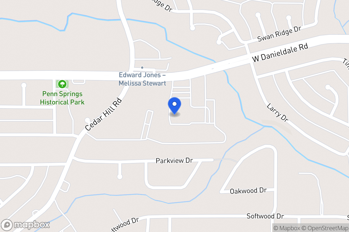 Map of 402 W Danieldale Rd