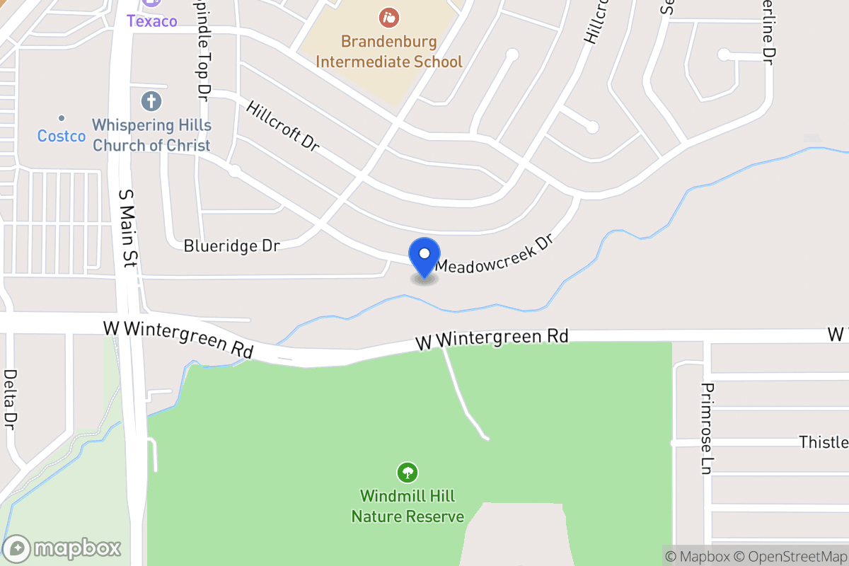 Map of 326 Meadow Creek Dr