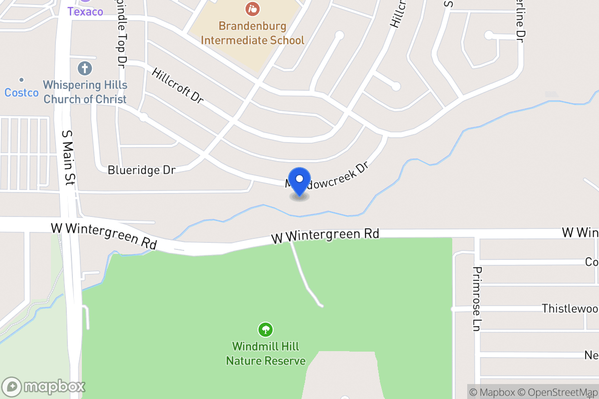 Map of 334 Meadow Creek Dr