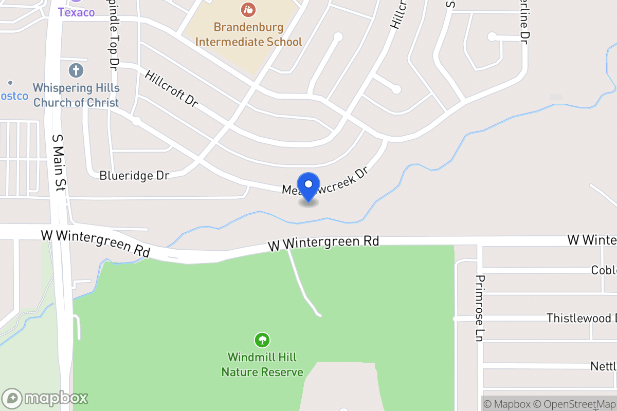 Map of 338 Meadow Creek Dr