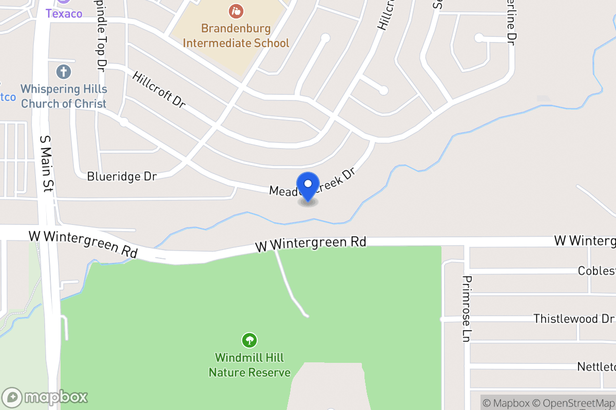 Map of 342 Meadow Creek Dr