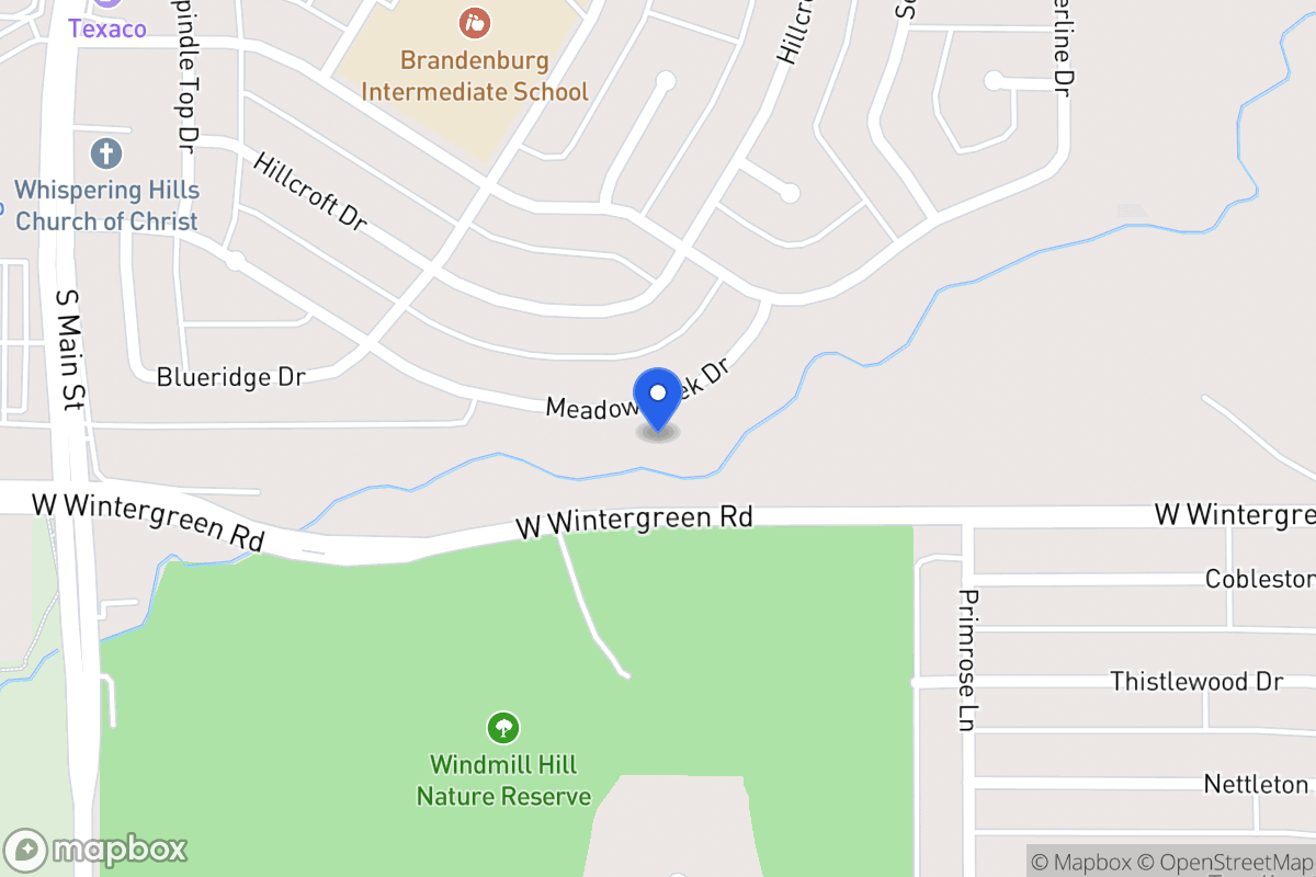 Map of 346 Meadow Creek Dr