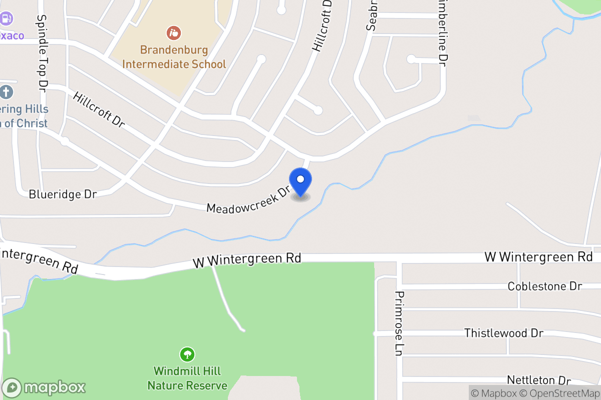 Map of 362 Meadow Creek Dr