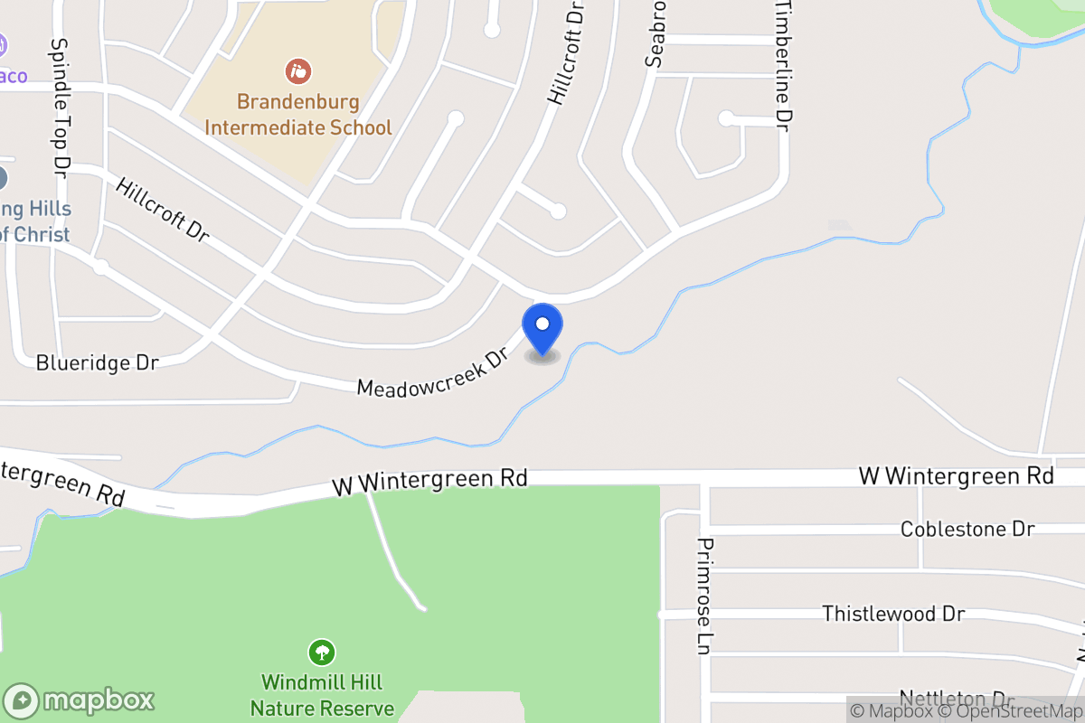 Map of 366 Meadow Creek Dr