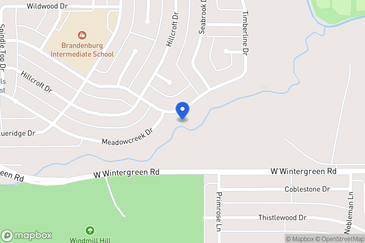 Map of 422 Silver Creek Dr