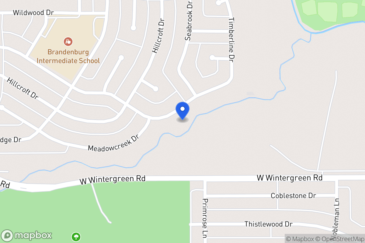 Map of 430 Silver Creek Dr