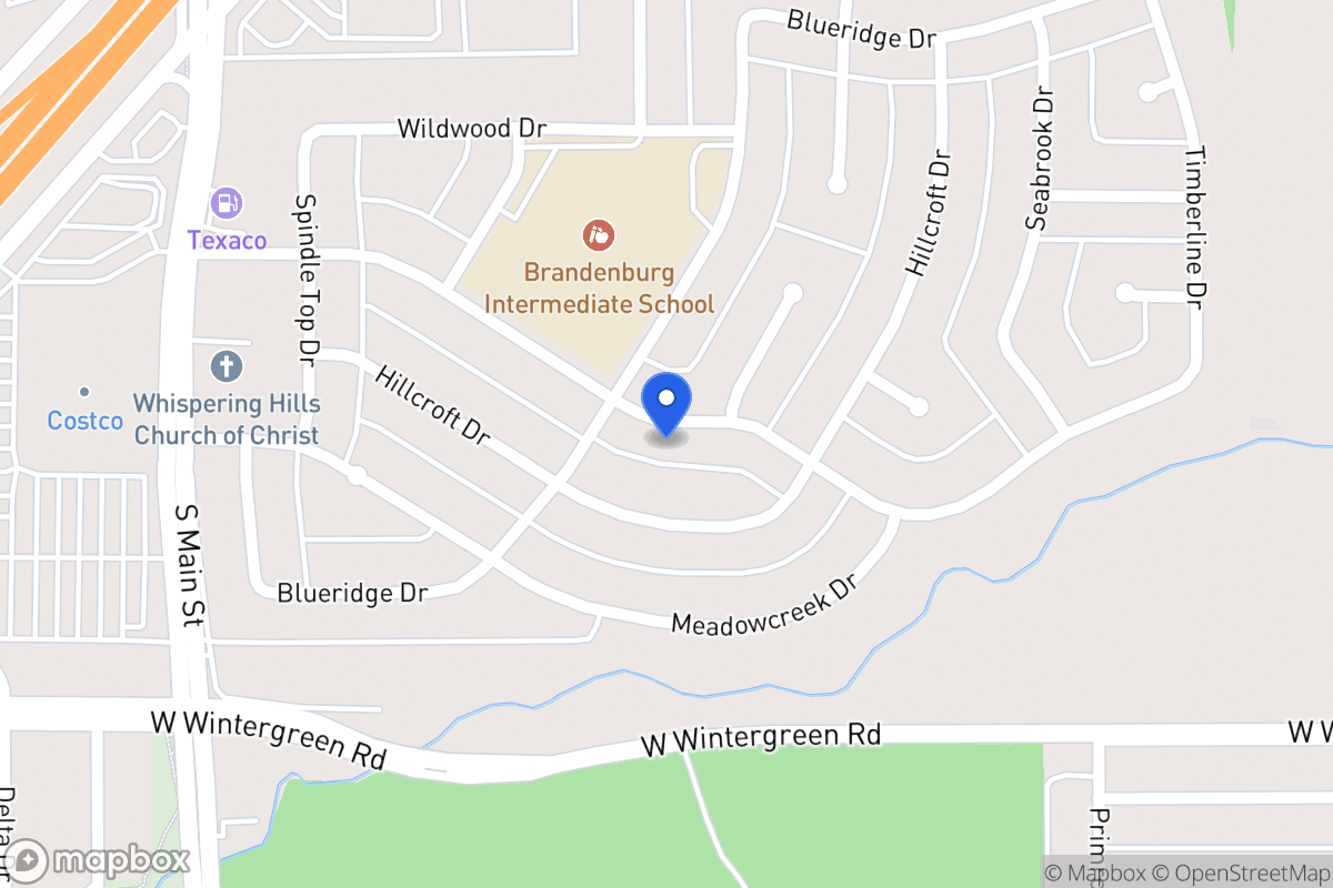 Map of 310 Silver Creek Dr