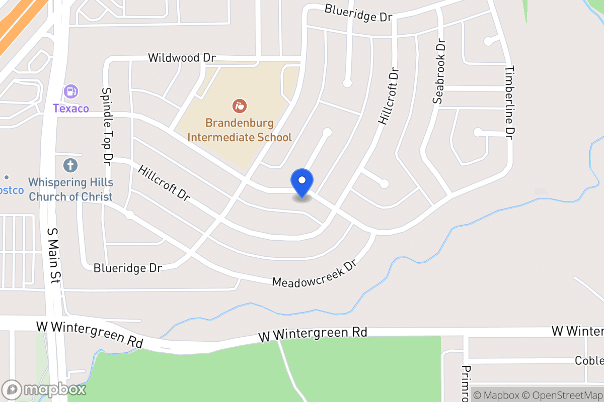 Map of 322 Silver Creek Dr