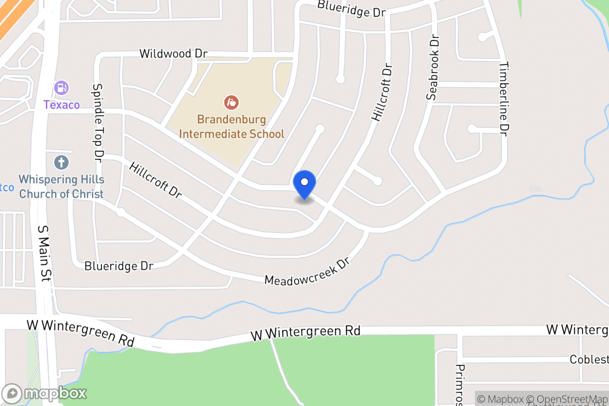 Map of 326 Silver Creek Dr