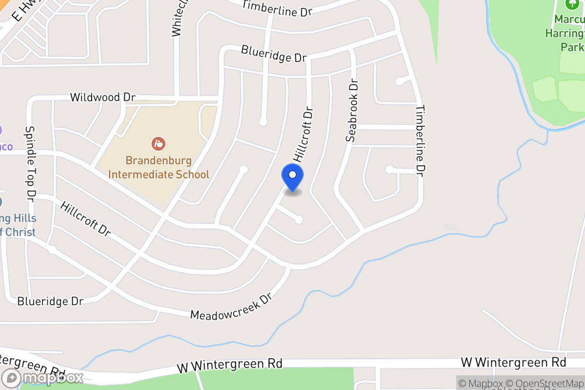 Map of 403 Hillcroft Cir