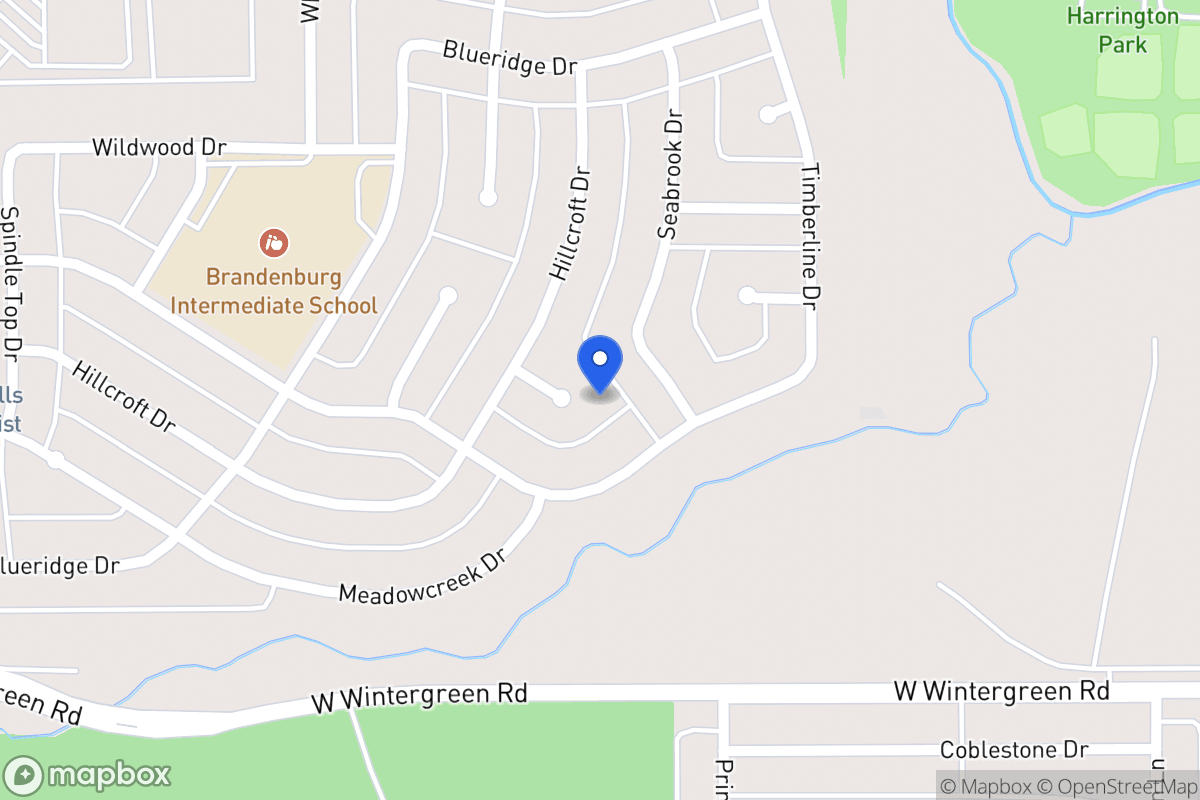 Map of 420 Hillcroft Cir