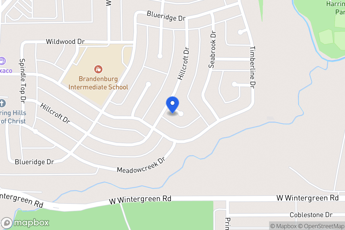Map of 408 Hillcroft Cir