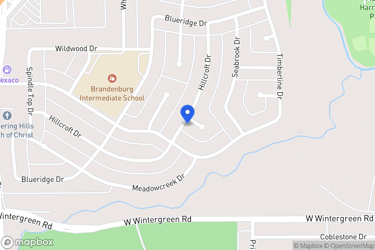 Map of 404 Hillcroft Cir