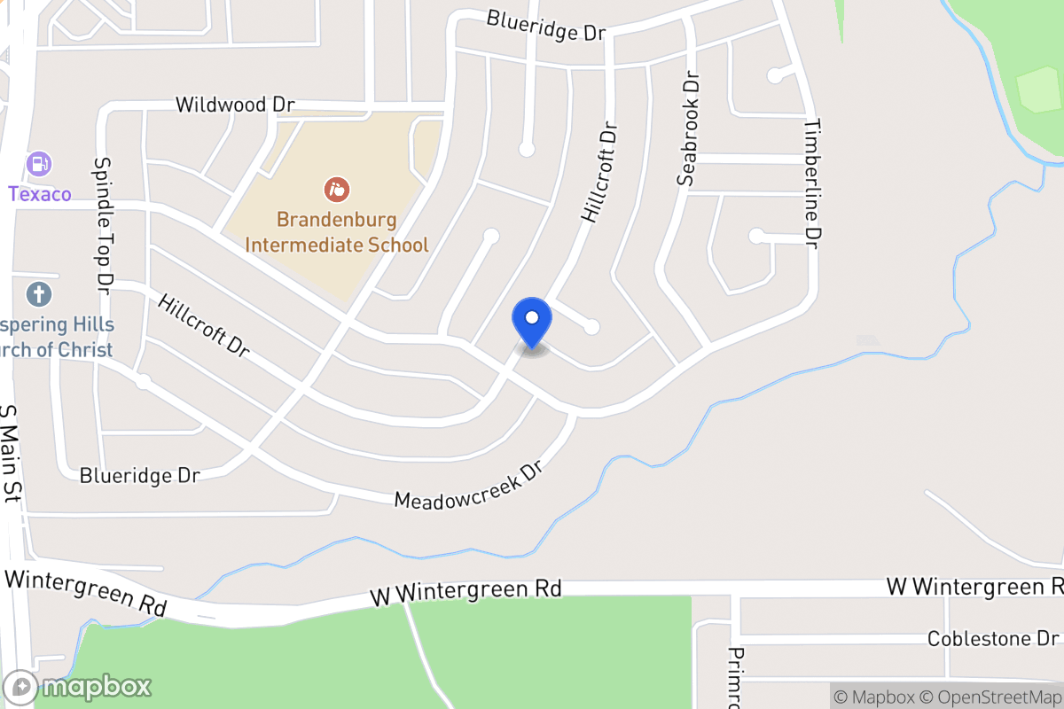 Map of 403 Silver Creek Dr