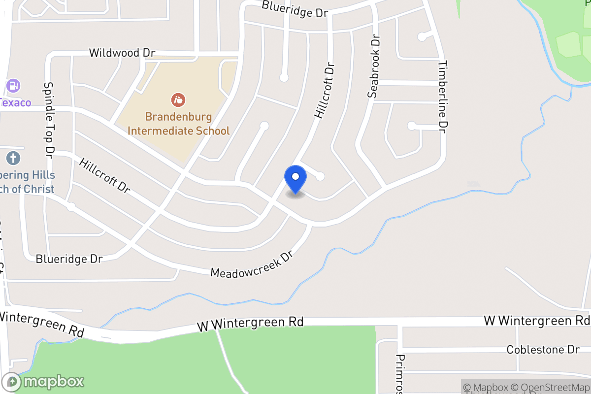 Map of 407 Silver Creek Dr