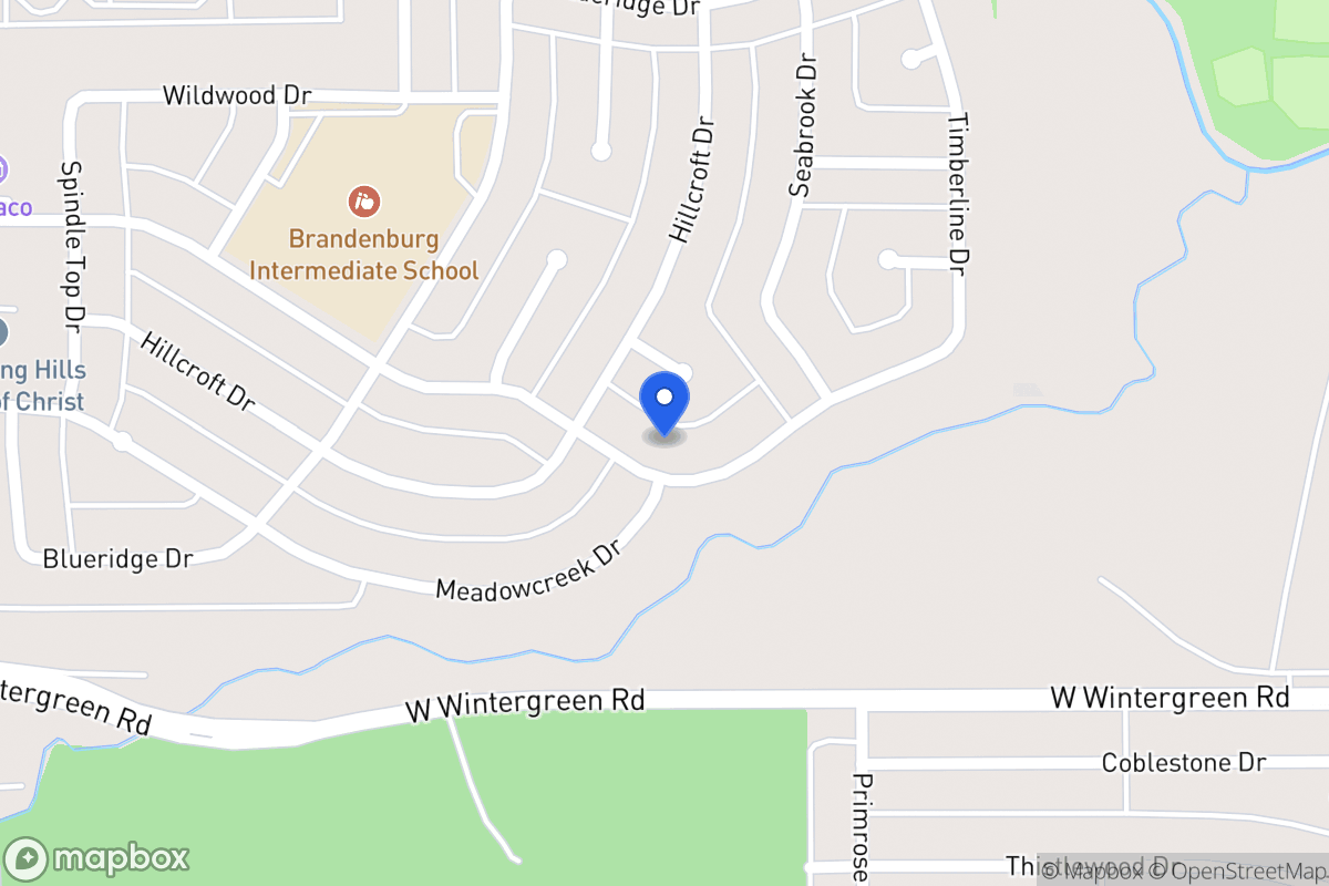 Map of 415 Silver Creek Dr