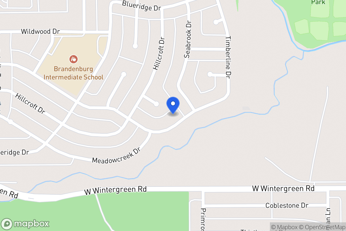 Map of 431 Silver Creek Dr