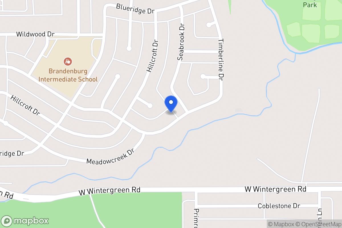 Map of 435 Silver Creek Dr