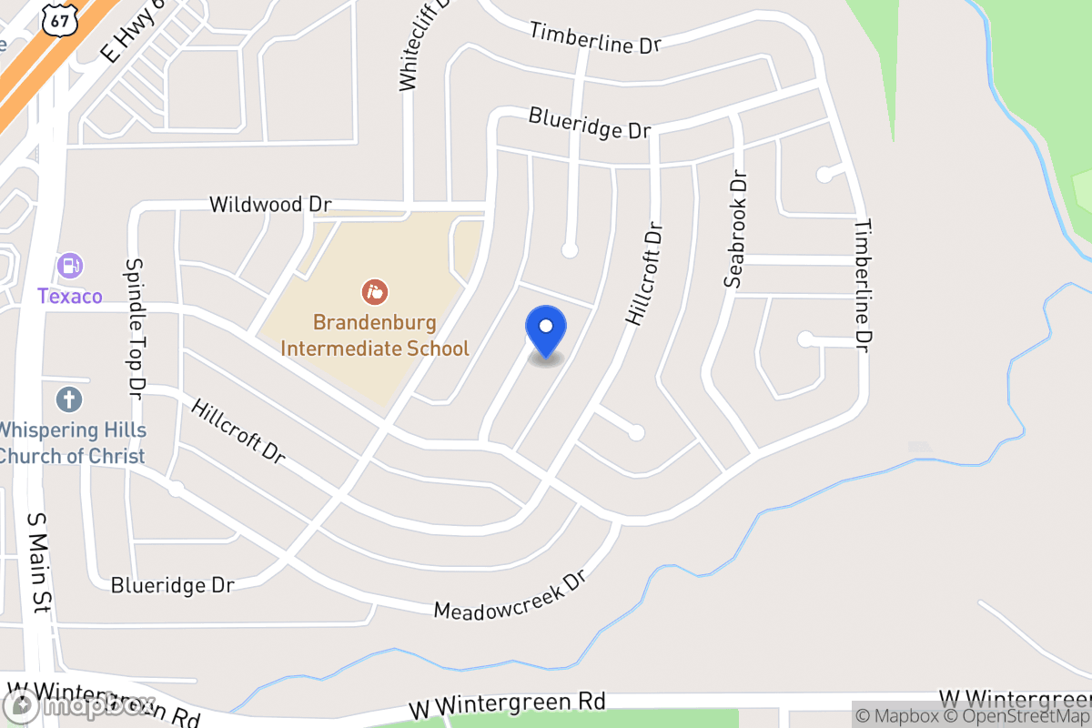 Map of 1910 Silver Creek Dr