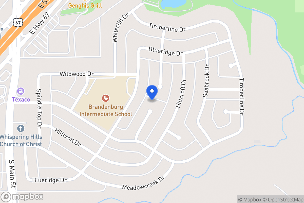 Map of 1903 Silver Creek Dr