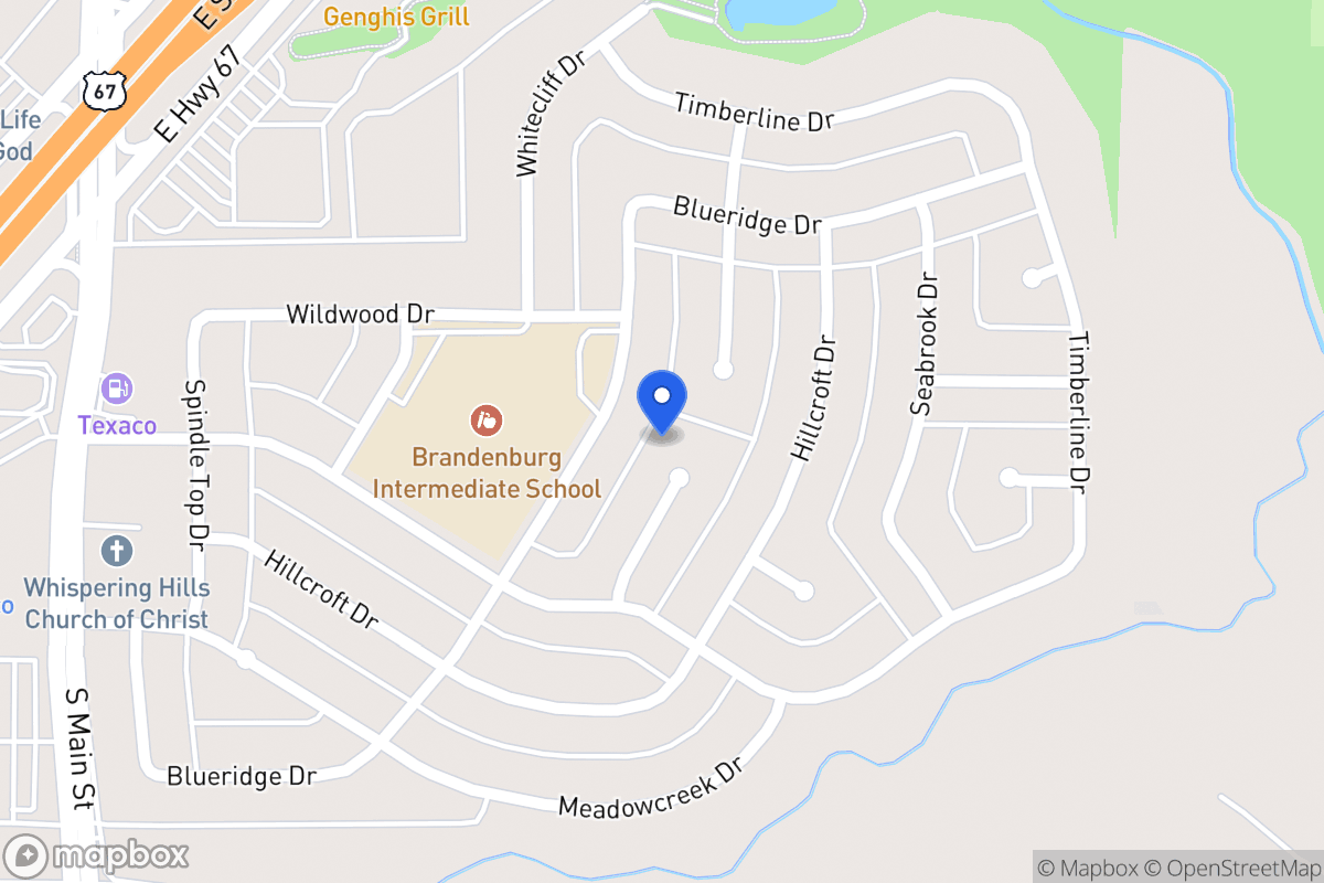 Map of 1907 Silver Creek Dr