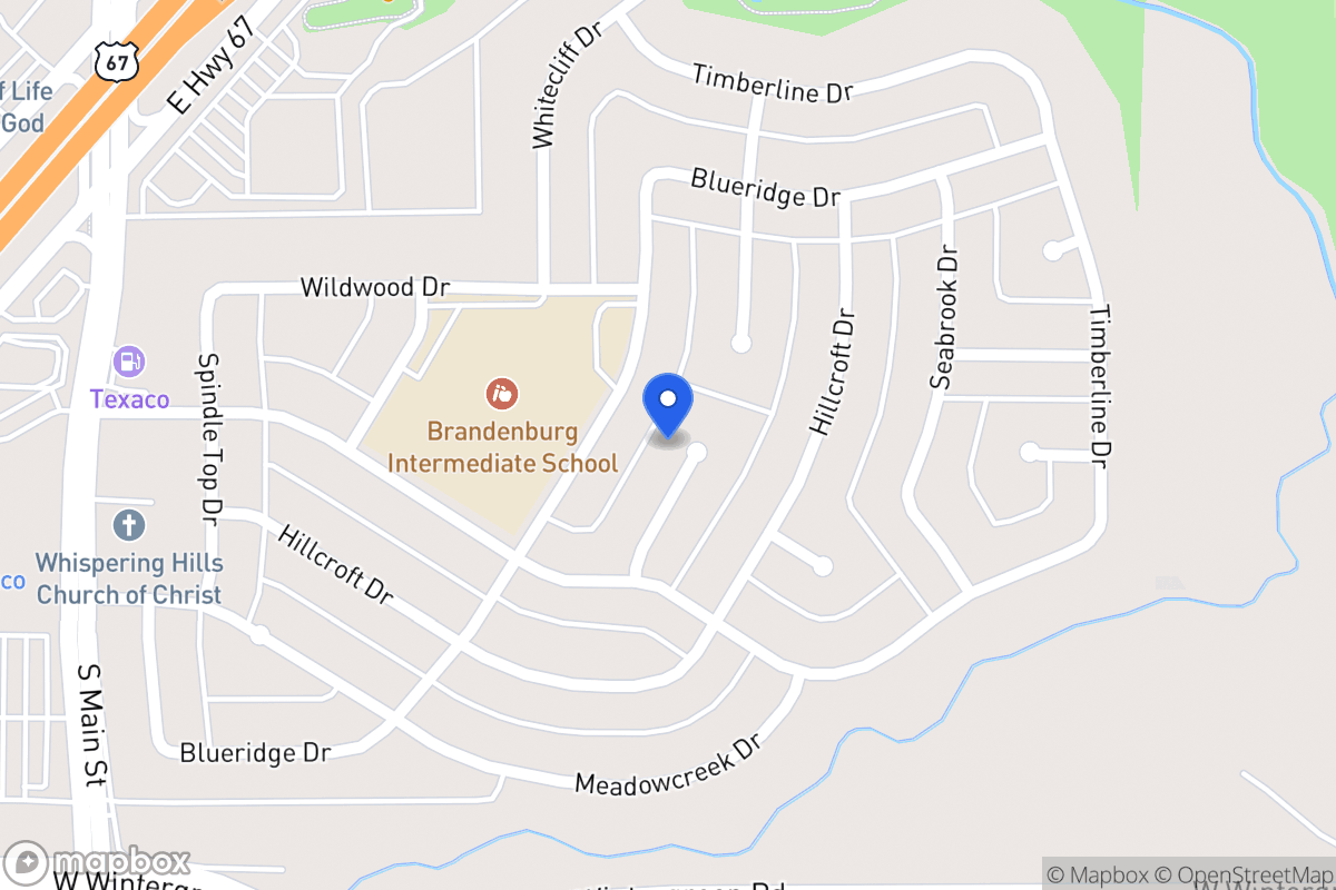 Map of 1911 Silver Creek Dr