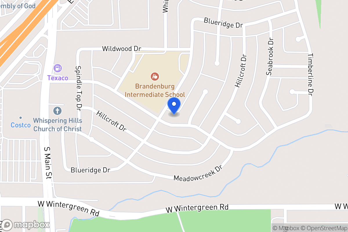 Map of 307 Silver Creek Dr