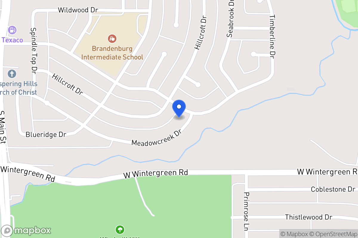 Map of 363 Meadow Creek Dr
