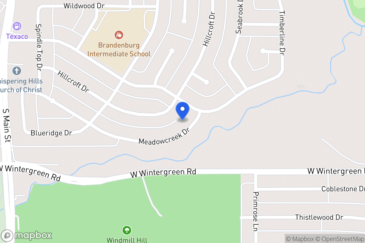 Map of 359 Meadow Creek Dr