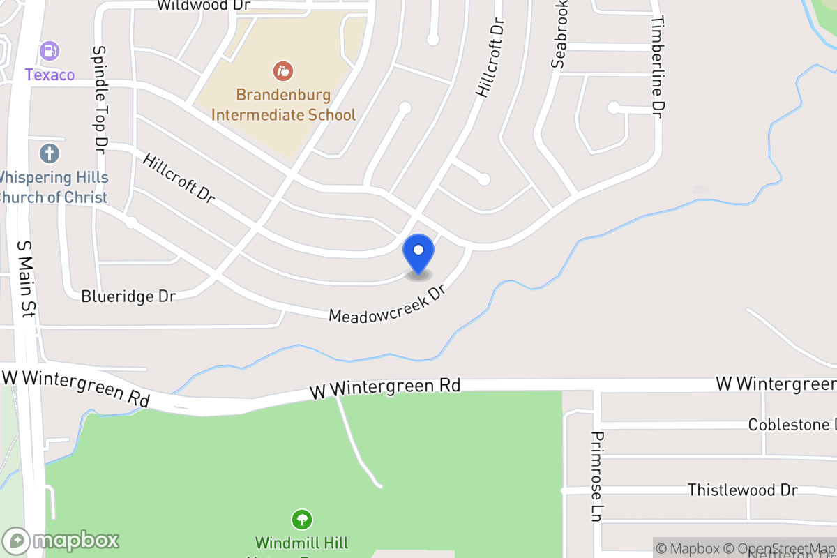 Map of 355 Meadow Creek Dr