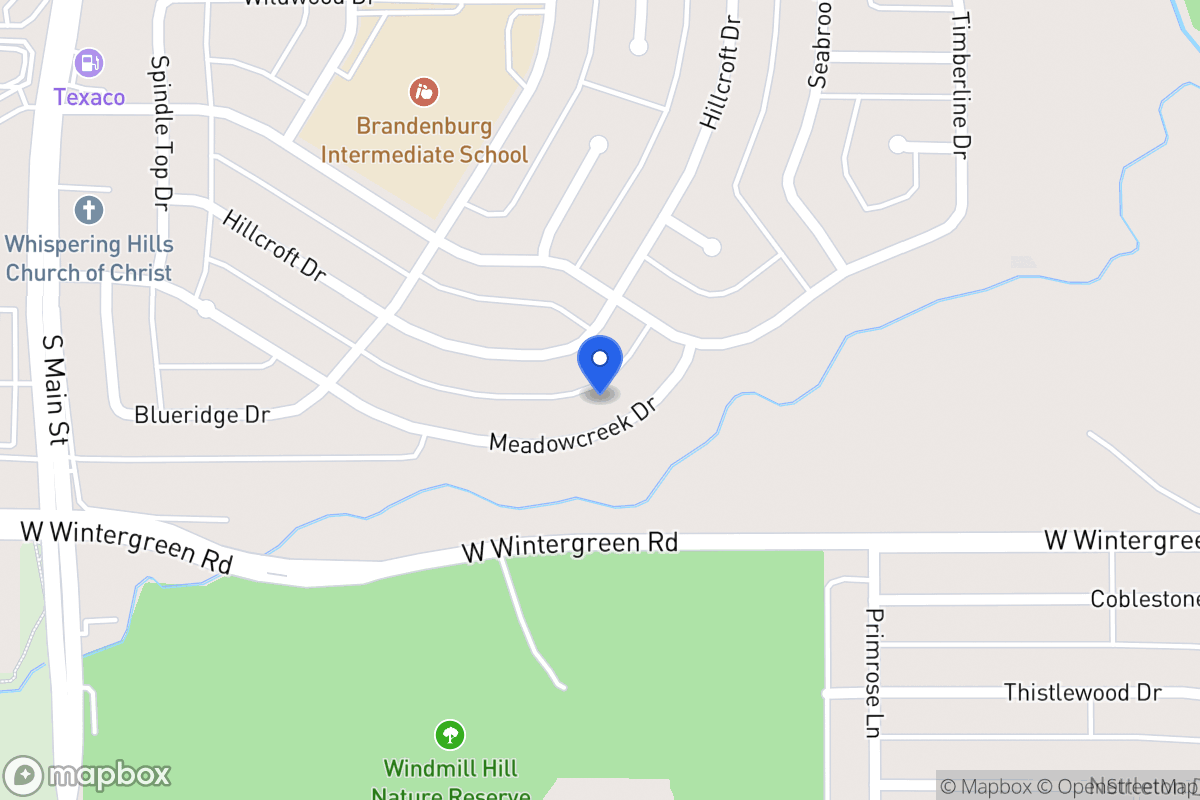 Map of 351 Meadow Creek Dr