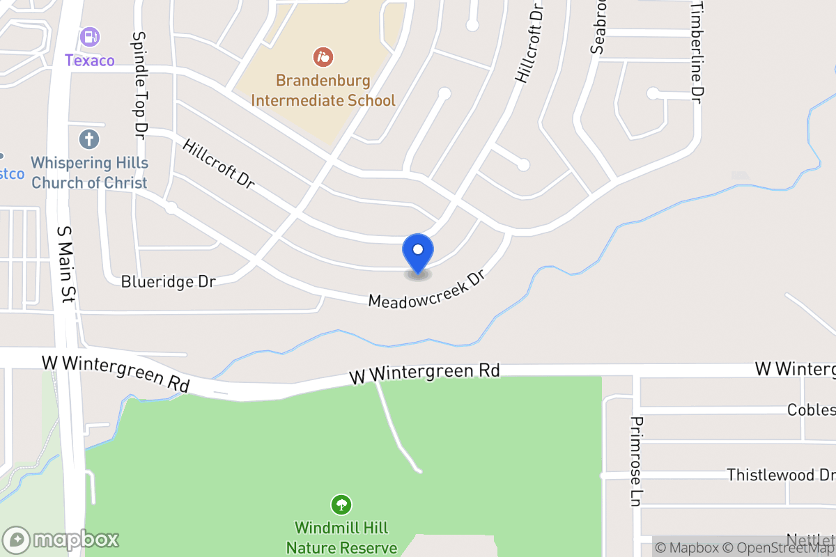 Map of 343 Meadow Creek Dr